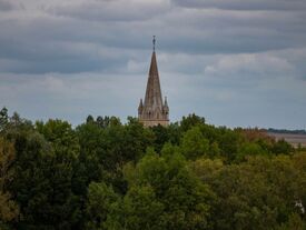 Église vue du ciel - BERRY-AU-BAC